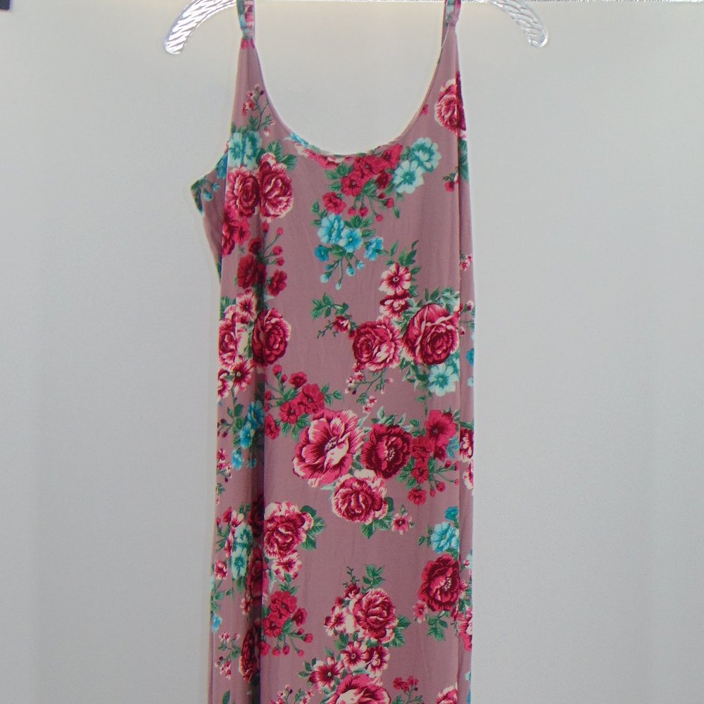 FLORAL PINK DRESS